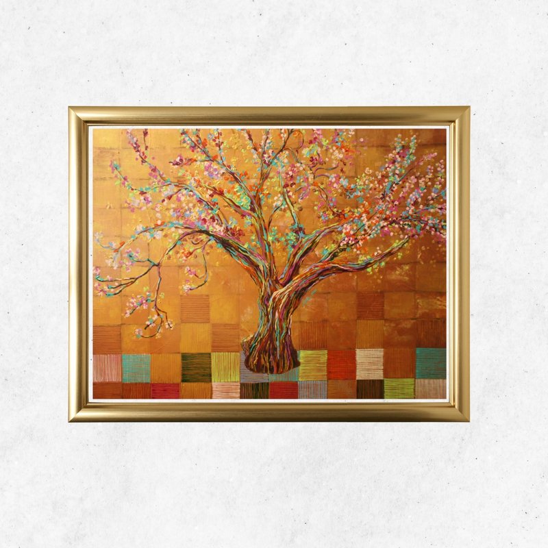 不再販售 / 櫻花 / 櫻花禮物 / 限量收藏 / 日本藝術 / 日本畫家 - 海报/装饰画/版画 - 压克力 金色