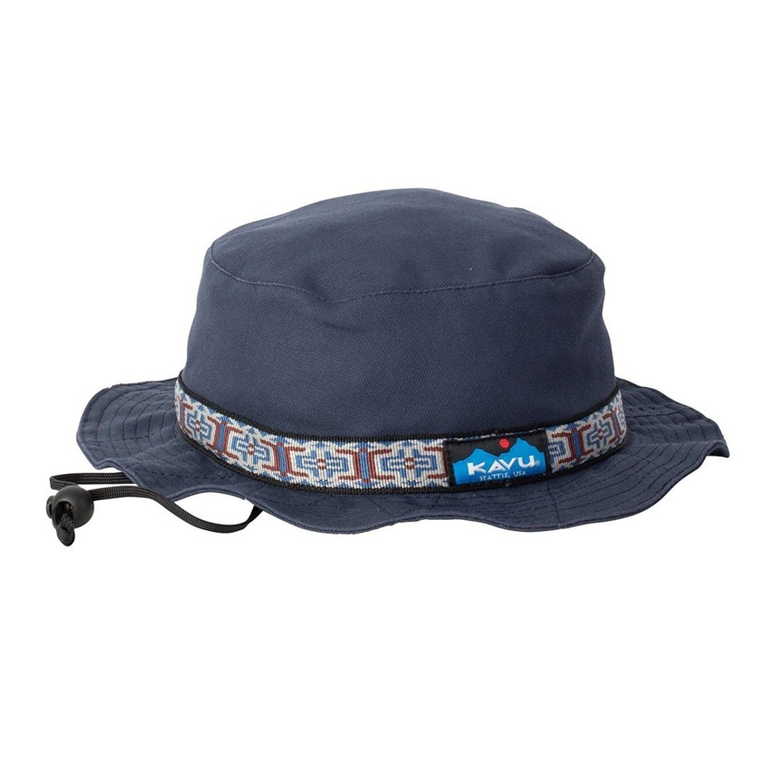 【西雅图 KAVU】Organic Strap 民族编织带渔夫帽 午夜蓝 #1169 - 帽子 - 棉 蓝色