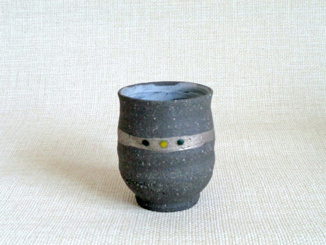 茶杯银彩b - 茶具/茶杯 - 陶 灰色