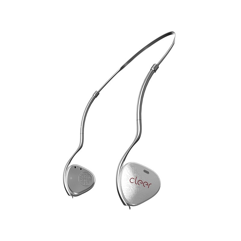 Cleer Clip 开放式头戴AI真无线蓝牙耳机(时尚版Pro) - 耳机 - 塑料 银色