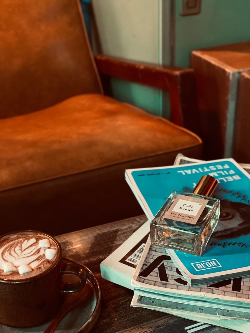 No. 86 海狸皮革咖啡店 香水 - 皮革 |  咖啡 |  藏红花 - 香水/香膏 - 其他材质 绿色