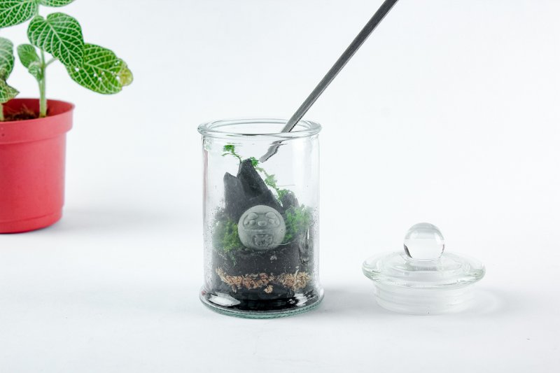 植炭生态瓶 | 迷你款 DIY材料包 含教学影片  送礼/毕业/疗愈 - 植栽 - 植物．花 