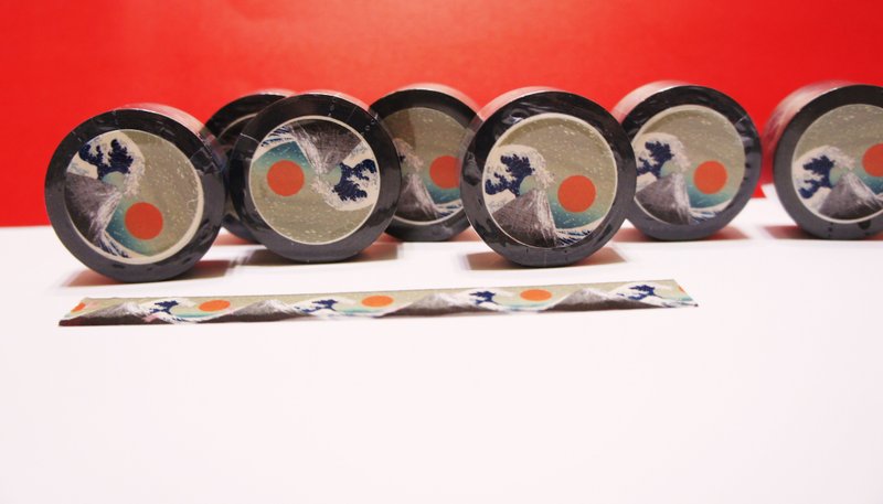 富士樱浪纸胶带 - 纸胶带 - 纸 红色