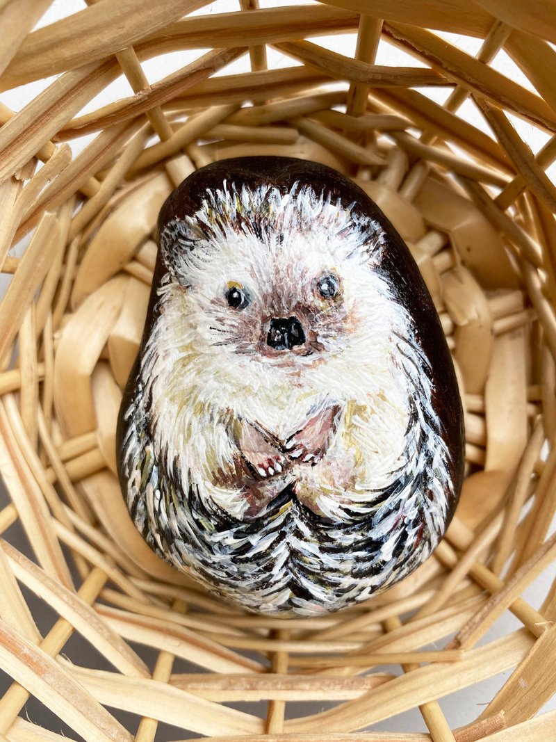 动物肖像石画 - 订制画像 - 其他材质 银色