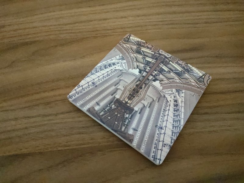 【帝国基地吸水陶瓷杯垫】  疗愈  送礼物 生日 情侣 圣诞 - 杯垫 - 陶 