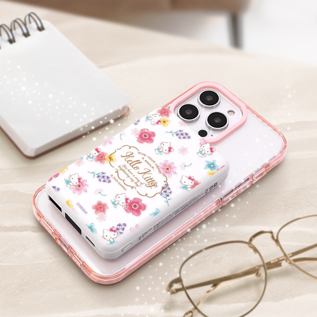 GARMMA Hello Kitty 磁吸无线行动电源 - 充电宝/传输线 - 其他金属 粉红色
