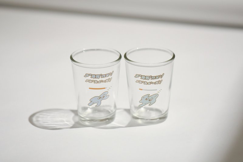 BOPOMOO Slimes my friend 史莱姆好朋友杯杯 啤酒杯 对杯 小水杯 - 杯子 - 玻璃 透明