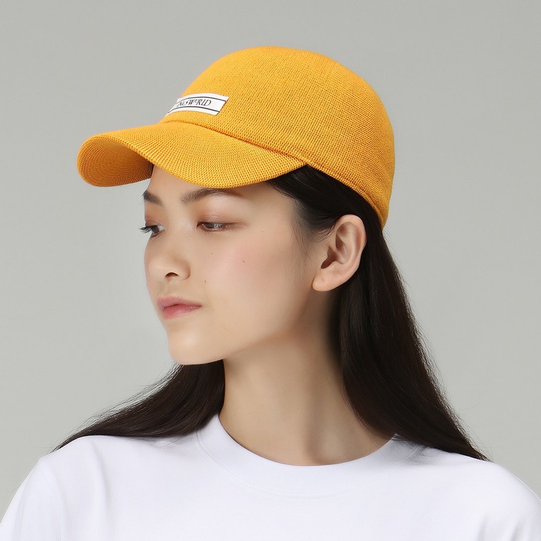 五折出清 多色休闲定型棒球帽-橙色 不可调节 适合55-60cm头围 - 帽子 - 棉．麻 橘色