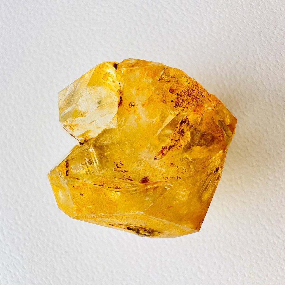 巴基斯坦黄泥骸骨水晶 紫10 彩虹 骨干水晶开窗 原石原矿水晶 - 摆饰 - 其他材质 黄色