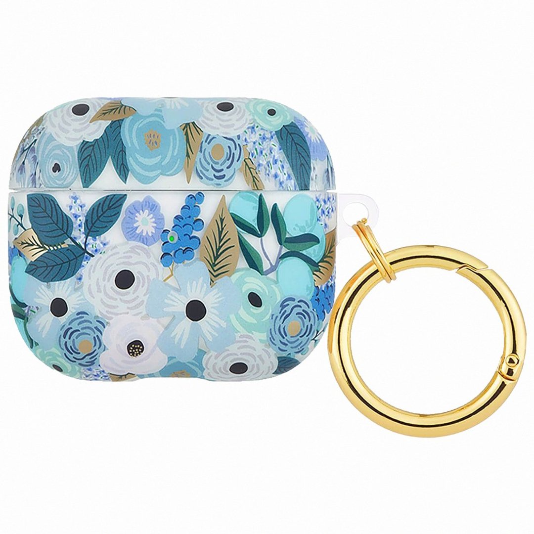 Rifle Paper Co.联名款- AirPods (第3代) 防摔保护壳-花园派对蓝 - 数码小物 - 其他材质 