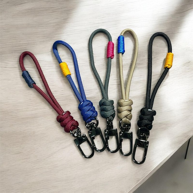 伞绳编织手指挂绳 手机挂绳 手指绳 万用短挂绳 - 手机配件 - 尼龙 多色