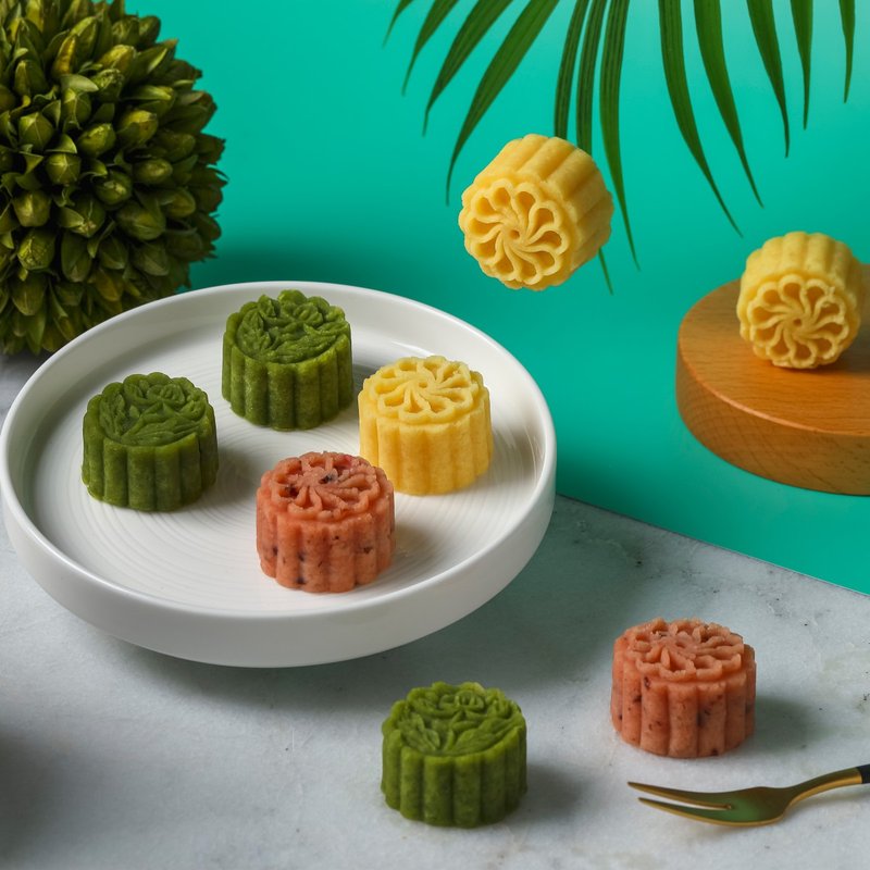 【和生御品】花漾绿豆黄礼盒 - 蛋糕/甜点 - 其他材质 