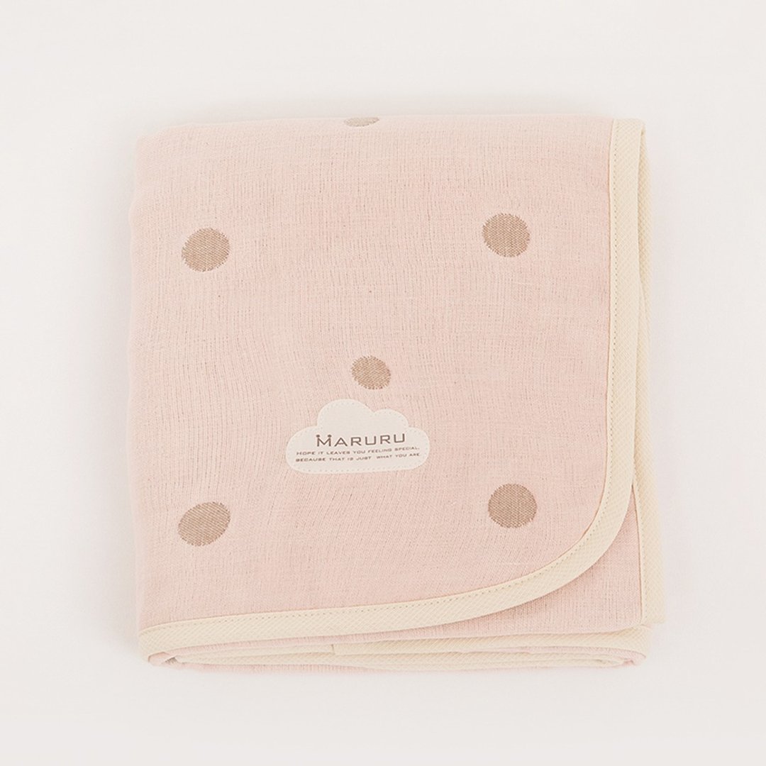 【薄款】日本制五层纱被  婴儿粉(S/M/L) - 婴儿床上用品 - 棉 粉红色