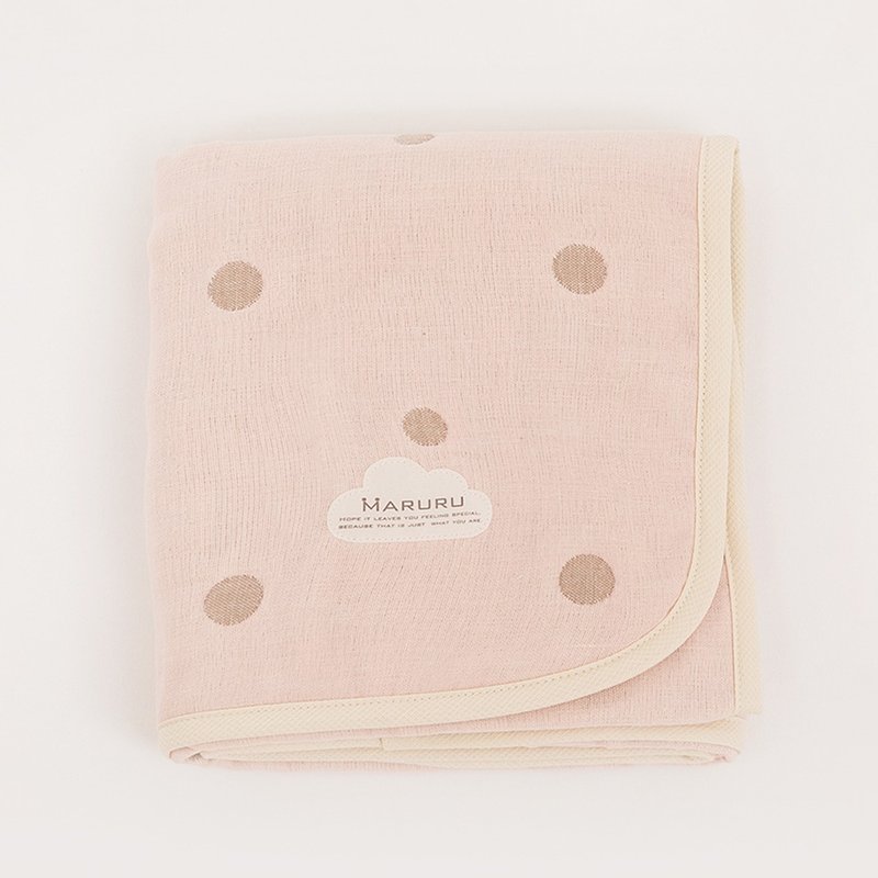 【薄款】日本制五层纱被  婴儿粉(S/M/L) - 婴儿床上用品 - 棉 粉红色
