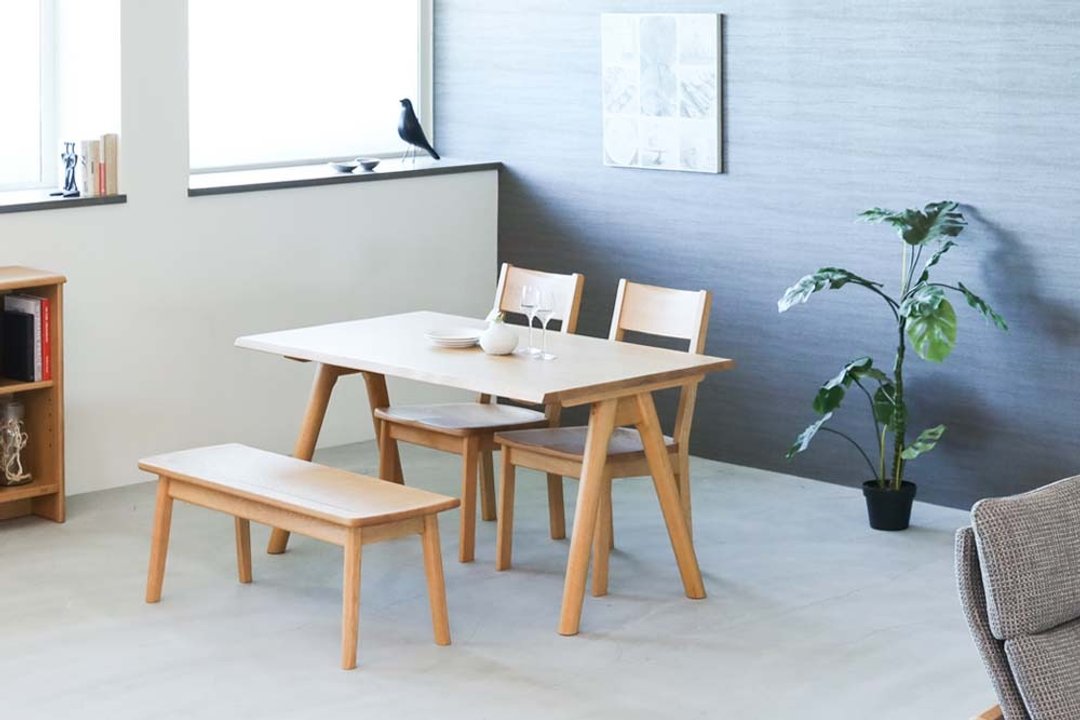 各地的着名工房 浜本工艺 No.7460 餐桌 日本产家具 实木 餐桌 - 餐桌/书桌 - 木头 咖啡色