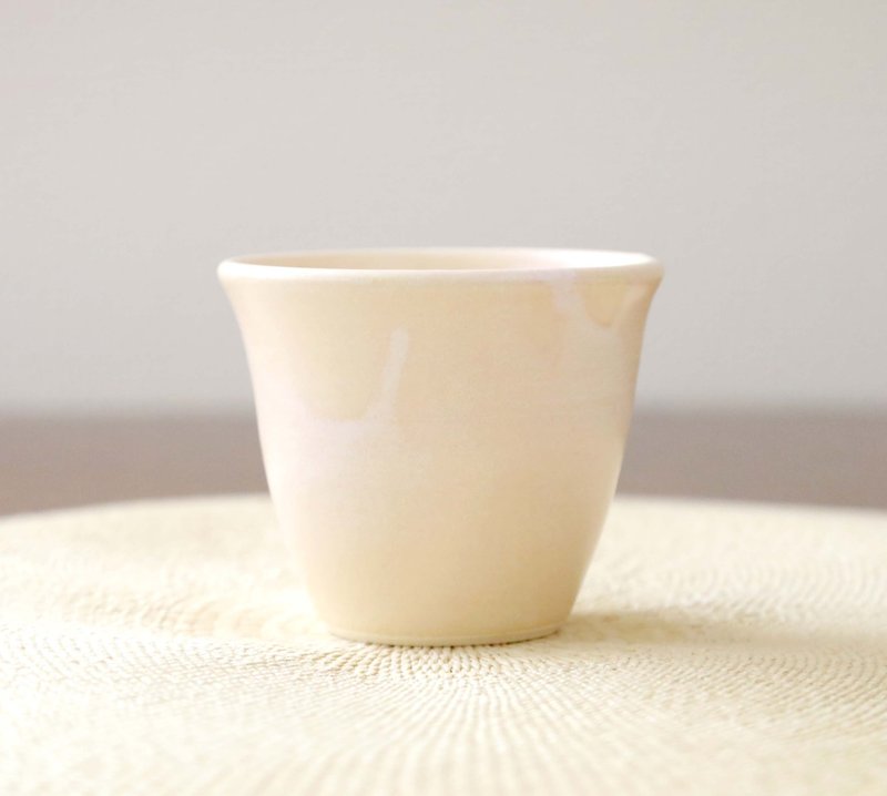 冈釜窑釉刻茶杯 - 其他杯子 - 陶 粉红色