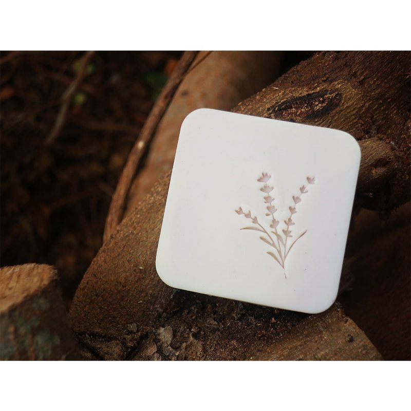 【皂章A10】薰衣草 植物 压克力皂章 ソープスタンプ Soap Stamp - 蜡烛/香氛/手工皂 - 压克力 