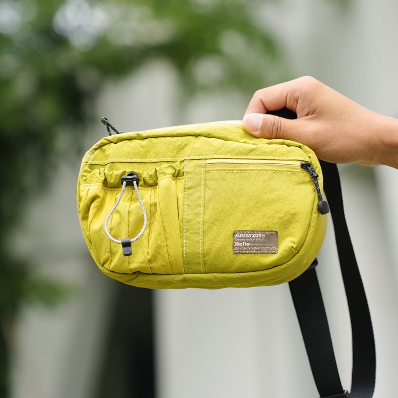 城市骑行系列 户外运动跑步登山 侧背包斜背包腰包胸包 橄榄黄绿 - 侧背包/斜挎包 - 聚酯纤维 