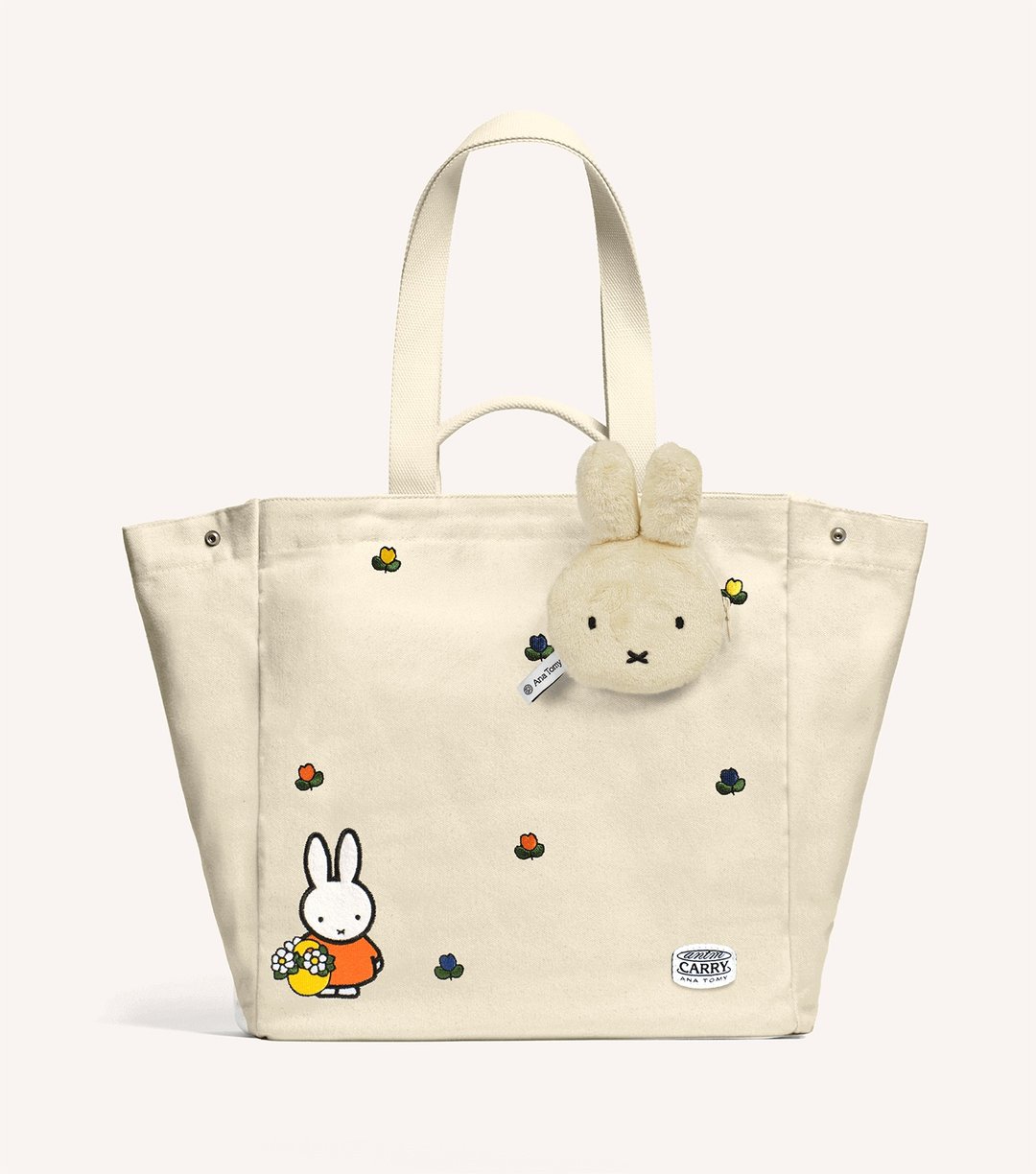 【定制化礼物】Ana Tomy 16盎司 米菲 Library Tote 重磅帆布托特 - 手提包/手提袋 - 棉 