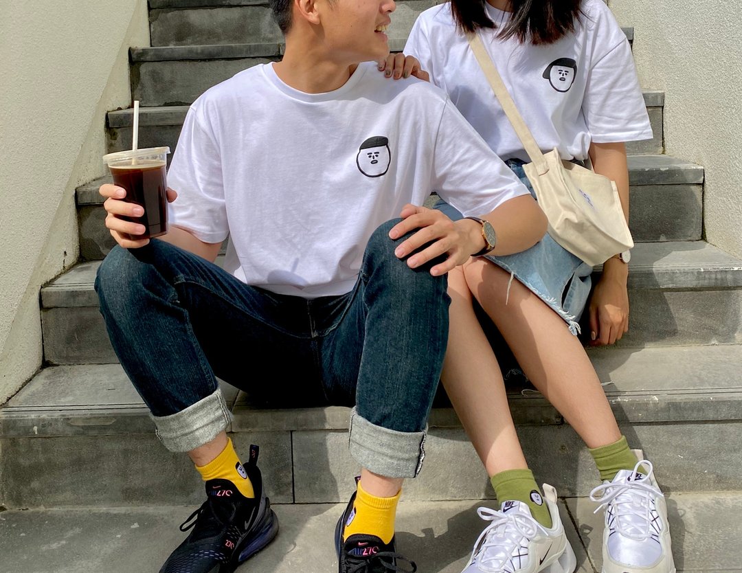 1G珍妮白色短袖 | 一人一件情人节福袋 - 中性连帽卫衣/T 恤 - 其他材质 