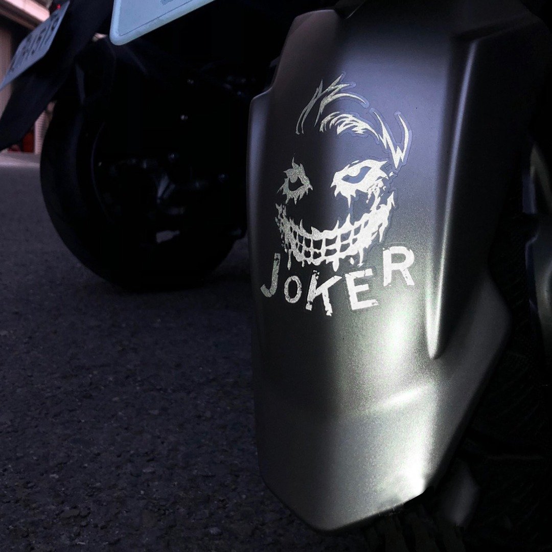 小丑 Joker 反光贴纸 防水耐晒 高亮度 机车汽车车贴 - 贴纸 - 防水材质 