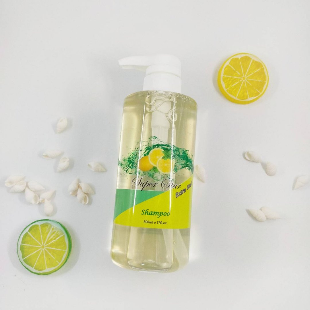 控油薄荷凉感洗发精500ML 无硅灵 油头救星 洗后不干涩 - 洗发用品 - 其他材质 黄色