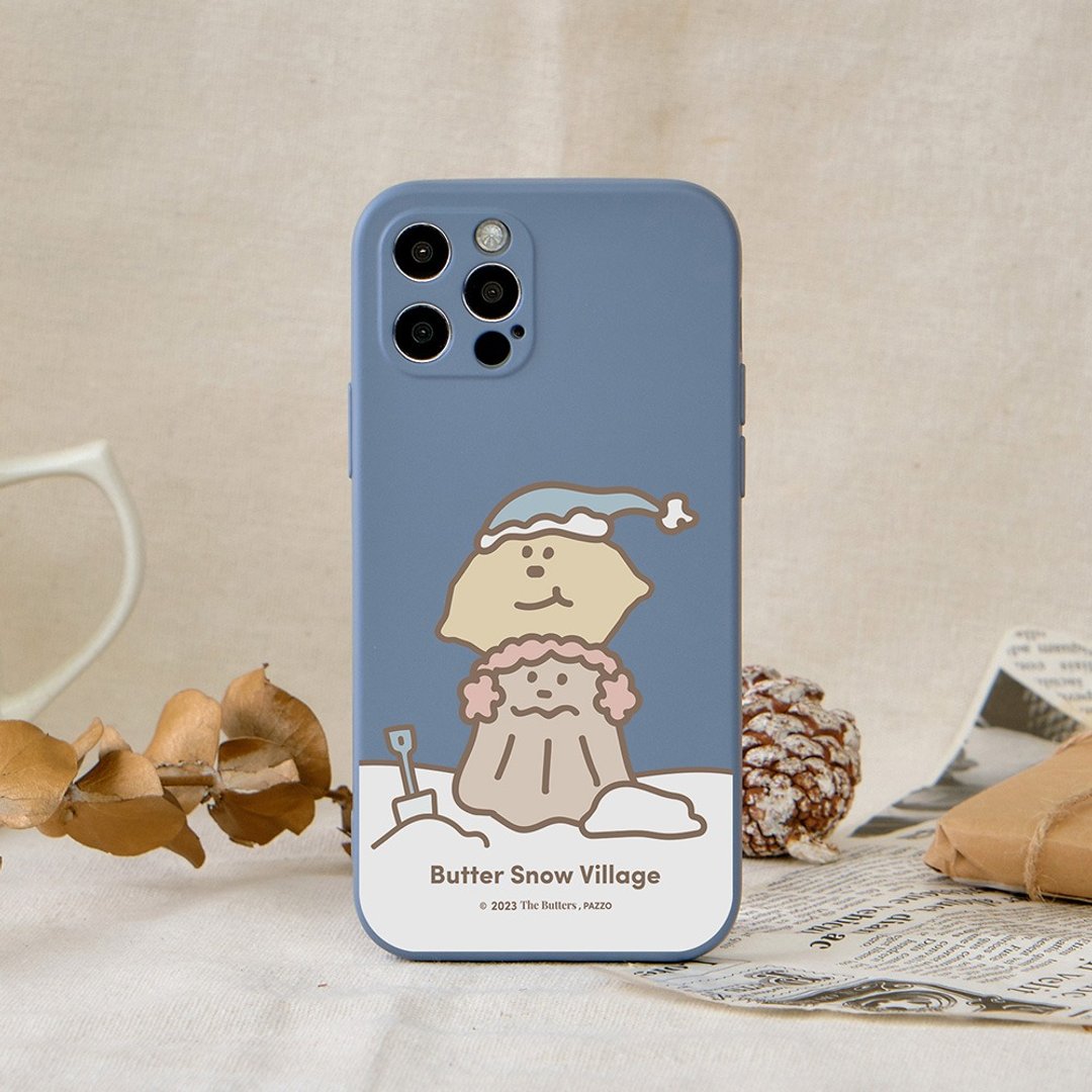 The Butters 奶油玩雪趣全包iPhone手机壳 - 手机壳/手机套 - 硅胶 多色