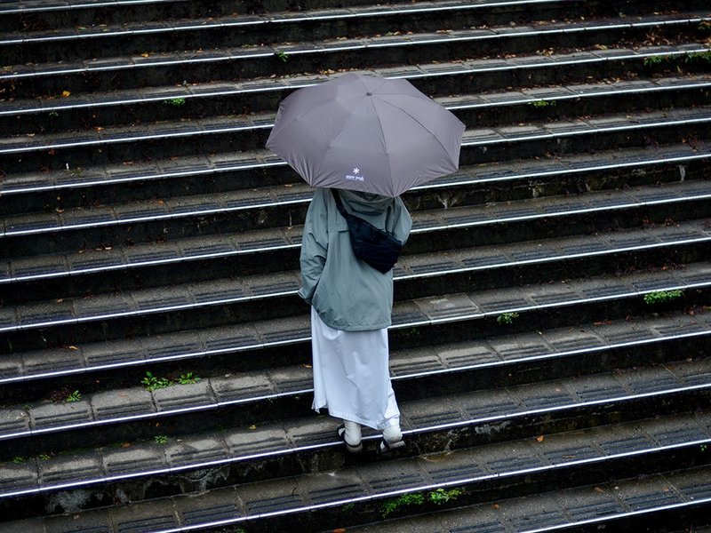 超轻折叠伞 (UG-135GY) - 雨伞/雨衣 - 其他人造纤维 灰色