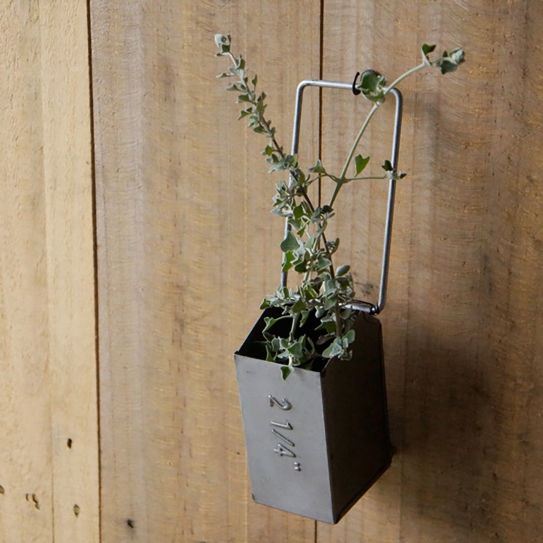 HANGING TOOL STORAGE BOX Narrow Natural 悬挂工具盒-窄/工业银 - 置物架/篮子 - 其他金属 银色
