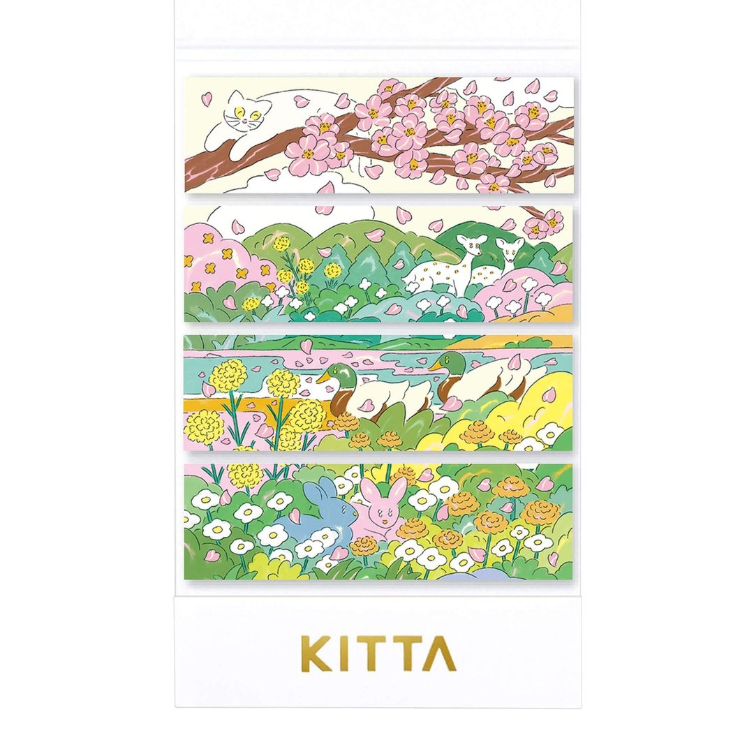 【KING JIM】KITTA随身携带和纸胶带 限定款 春季 北泽平佑设计款 - 纸胶带 - 纸 多色