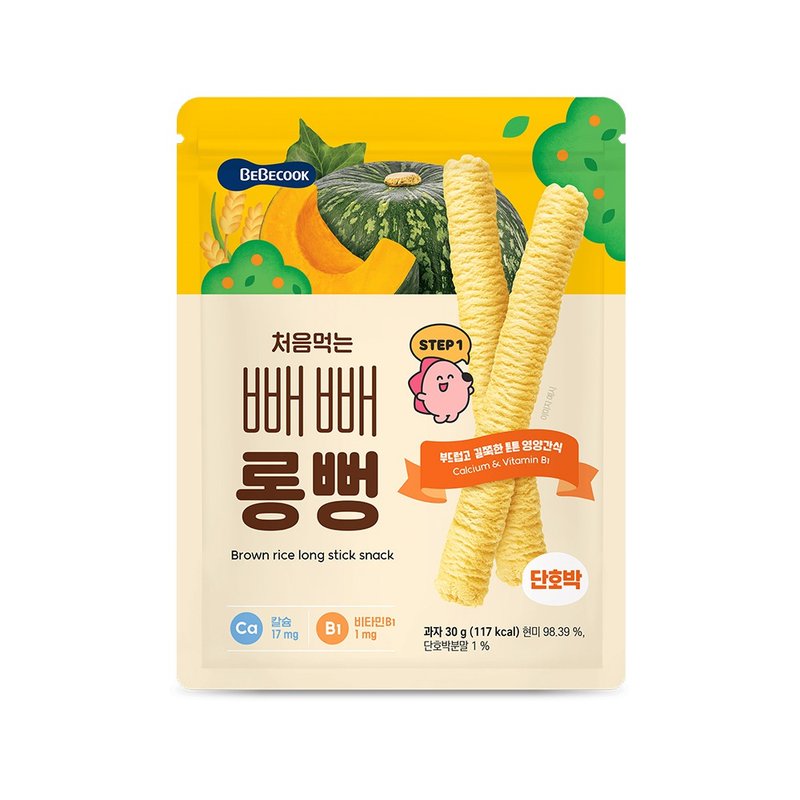 韩国【BEBECOOK】宝膳 婴幼儿初食绵绵贝贝棒-南瓜(30g) - 其他 - 其他材质 