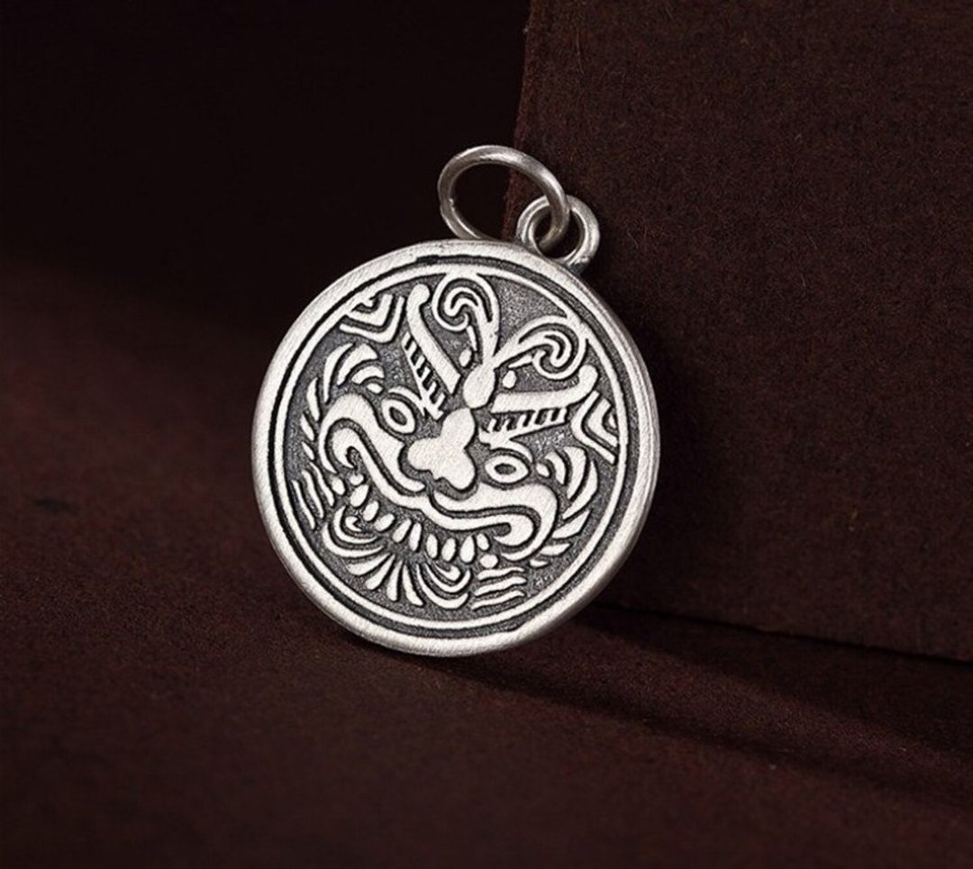 Brave Troops Totem Animals Pendants for Women Vintage Thai Silver Necklaces - 长链 - 纯银 银色