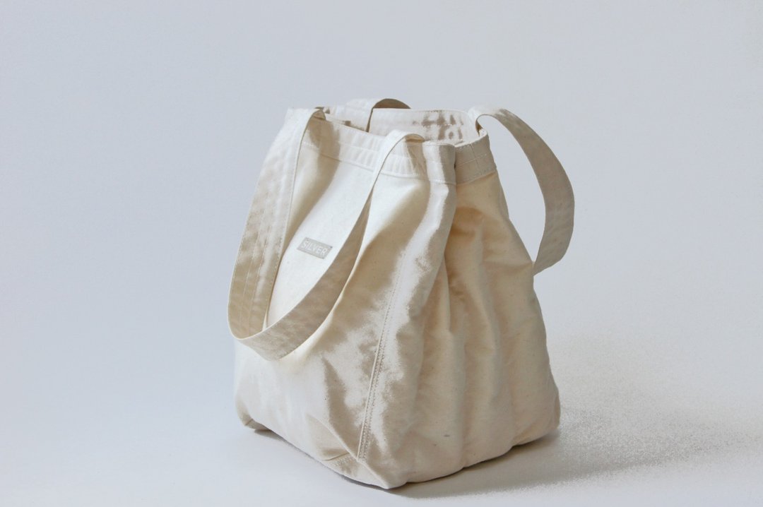 SHELF TOTE - 手提包/手提袋 - 棉 白色