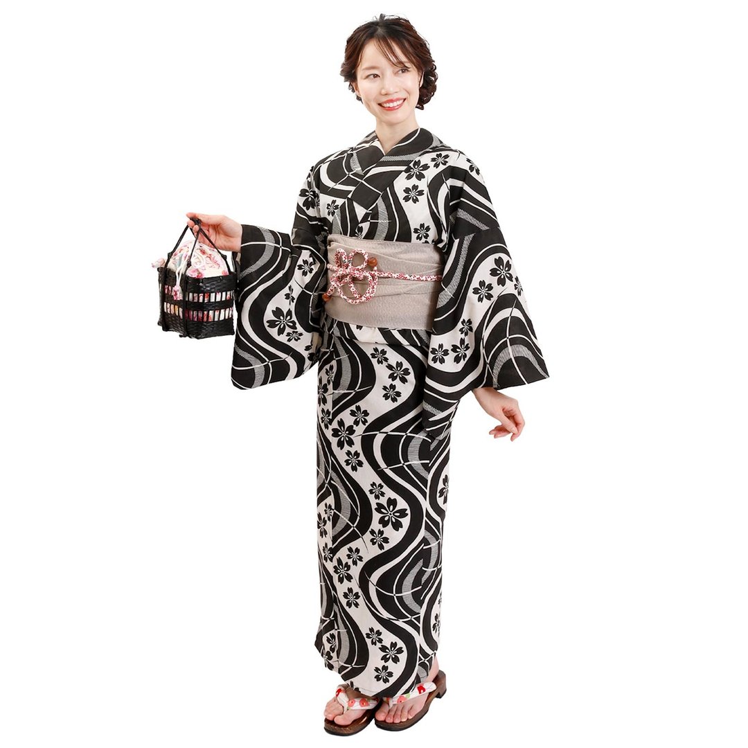日本 和服 女性 浴衣 腰封 2件组 F Size x33-04 yukata - 其他 - 棉 