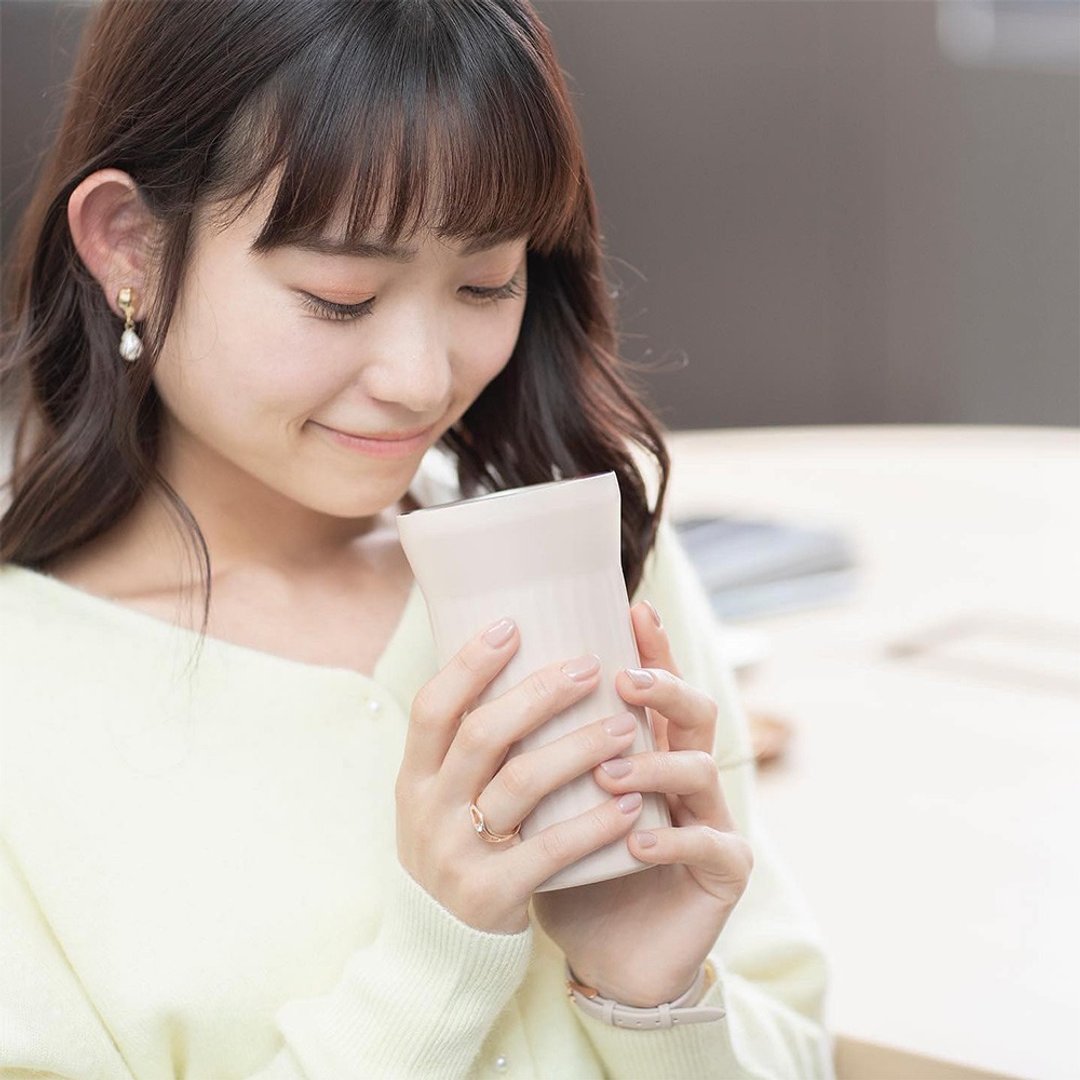 【孔雀Peacock】450ML 不锈钢保冷杯/保温杯 珍珠粉 - 保温瓶/保温杯 - 不锈钢 粉红色