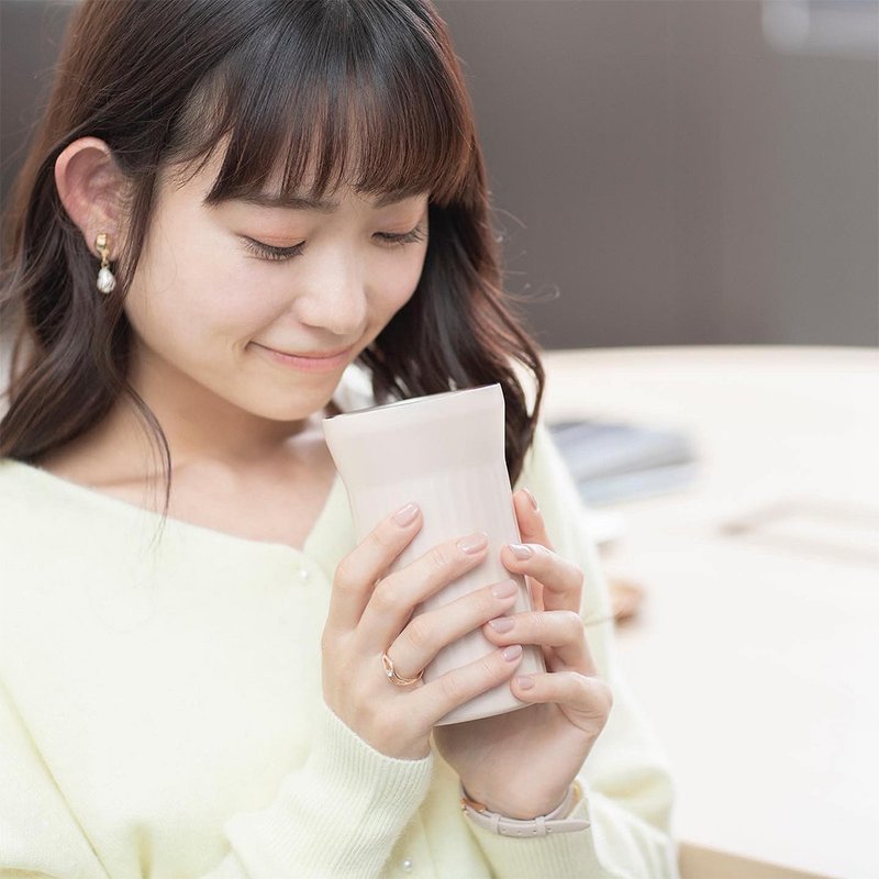 【孔雀Peacock】450ML 不锈钢保冷杯/保温杯 珍珠粉 - 保温瓶/保温杯 - 不锈钢 粉红色