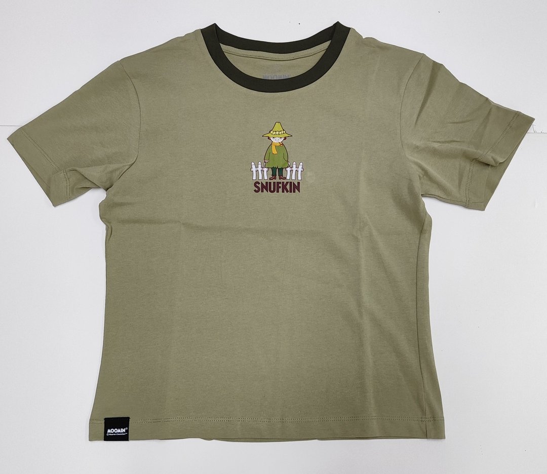 姆明系列T-Shirt  - Snufkin And Hattifatterners Green - 男装上衣/T 恤 - 棉 