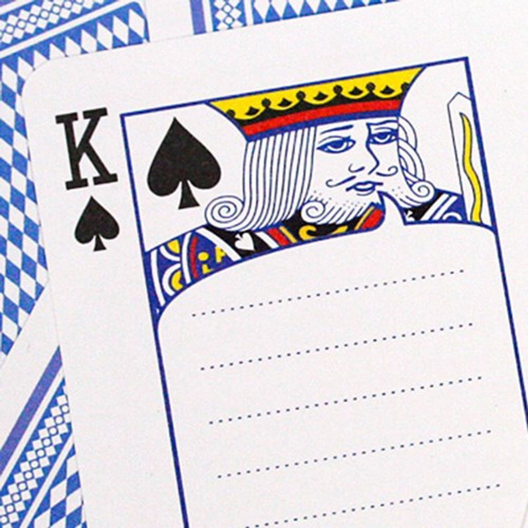 POKER扑克牌便条纸 / 蓝色款 - 便条纸/标签贴 - 纸 蓝色