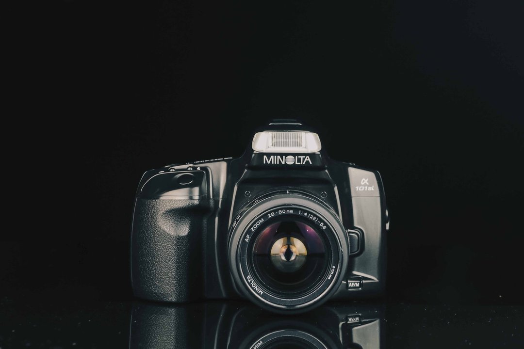 Minolta a101si+Minolta 28-80mm F=4(22)-5.6 #0513 #135底片相 - 相机 - 其他金属 黑色