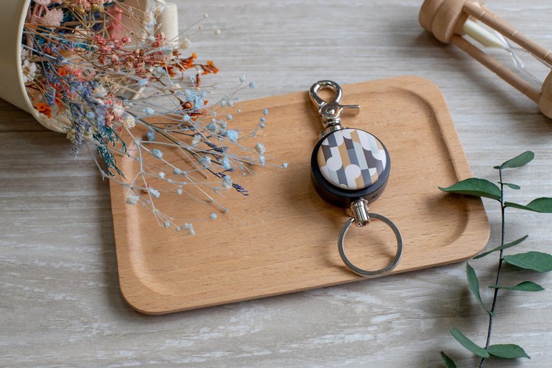 i好溜 伸缩钥匙圈 -几何图形系列 / 交响乐_AYL3 - 钥匙链/钥匙包 - 其他材质 白色