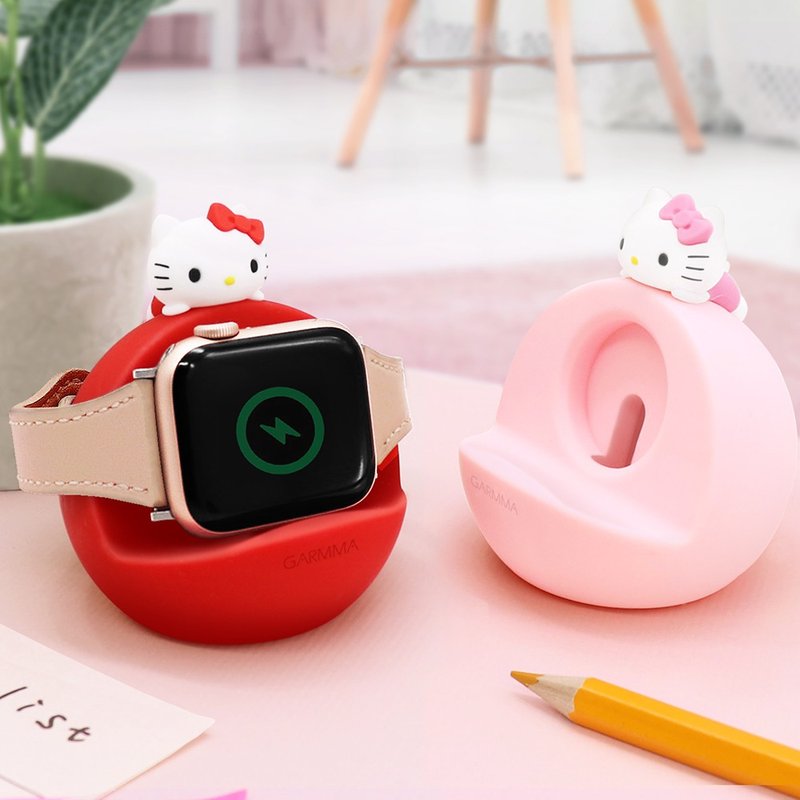 GARMMA Hello Kitty Apple Watch &手机 二合一充电支架 - 手机配件 - 硅胶 