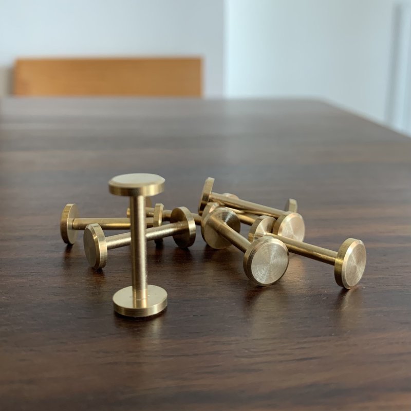 //加购区// 钥匙皮套 黄铜螺丝 - 其他 - 其他金属 金色