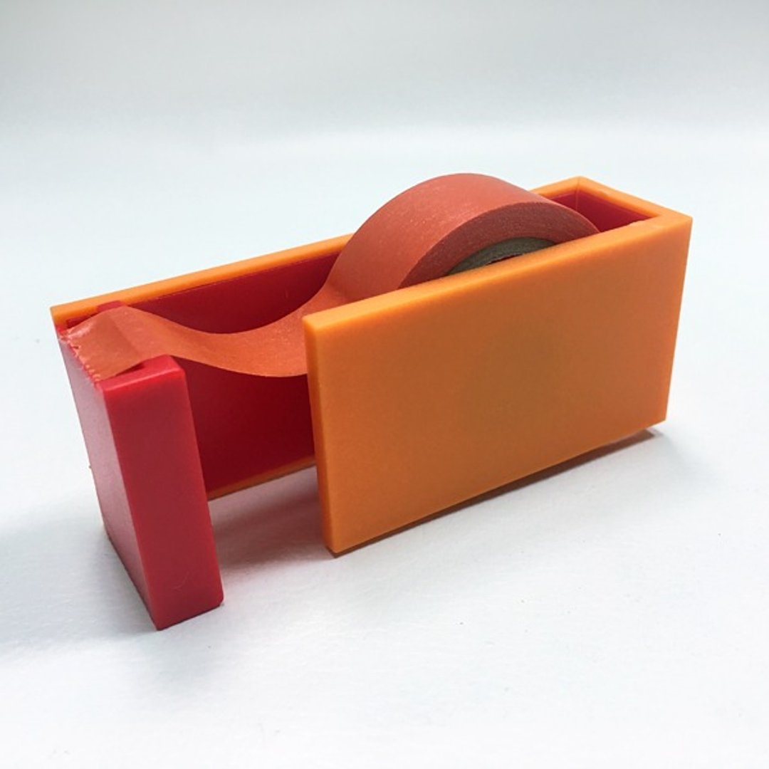 mt Tape Cutter 撞色胶带台【橘x红 (MTTC0023)】2016Summer - 其他 - 塑料 橘色