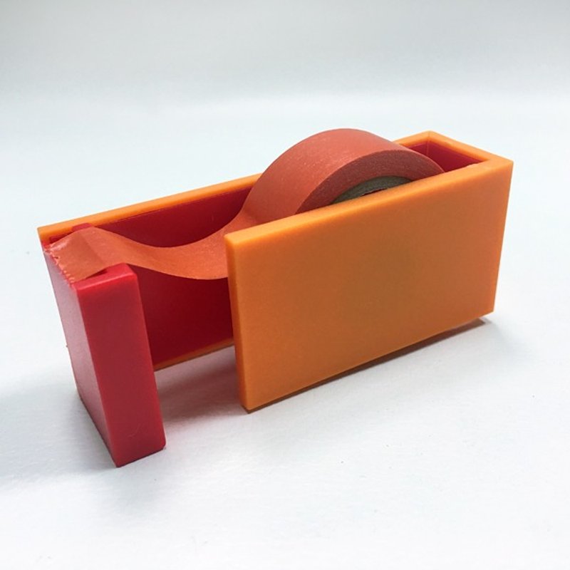 mt Tape Cutter 撞色胶带台【橘x红 (MTTC0023)】2016Summer - 其他 - 塑料 橘色