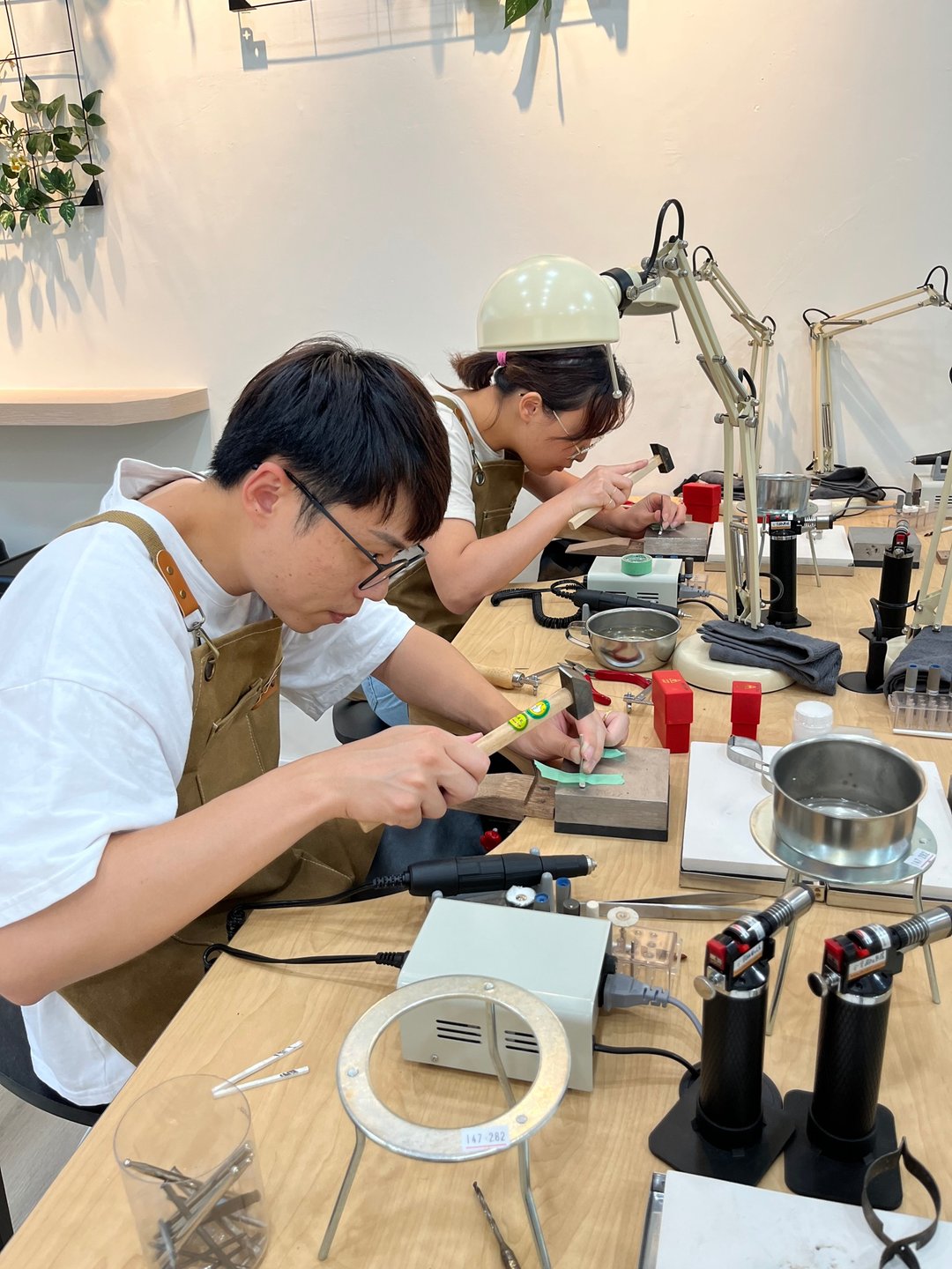 (宜安店)一日金工体验/金工手作/情侣对戒/手环/项链 - 金工/饰品 - 纯银 