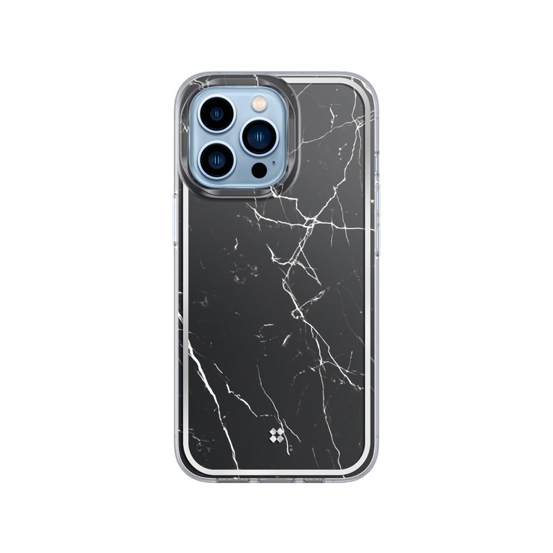 IPHONE 13 PRO MAX / 13 PRO / 13 CASE: PRISMART MARBLE BLACK - 手机壳/手机套 - 塑料 黑色