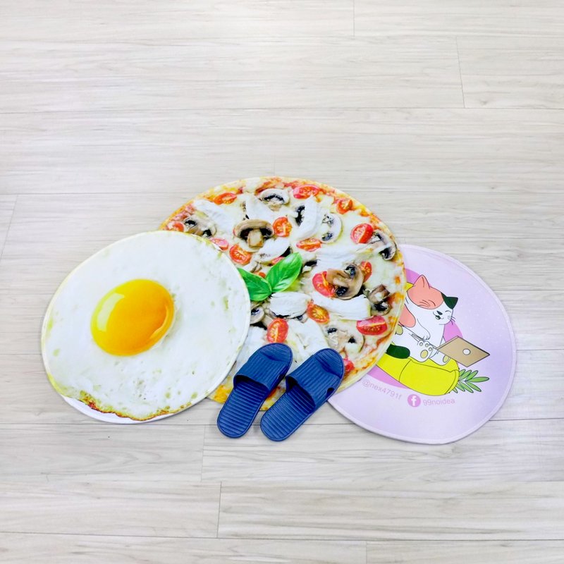 定制化 圆形 脚踏垫 防滑 地垫 订做 室内外踏垫 公司团体礼赠品 - 地垫/地毯 - 其他材质 