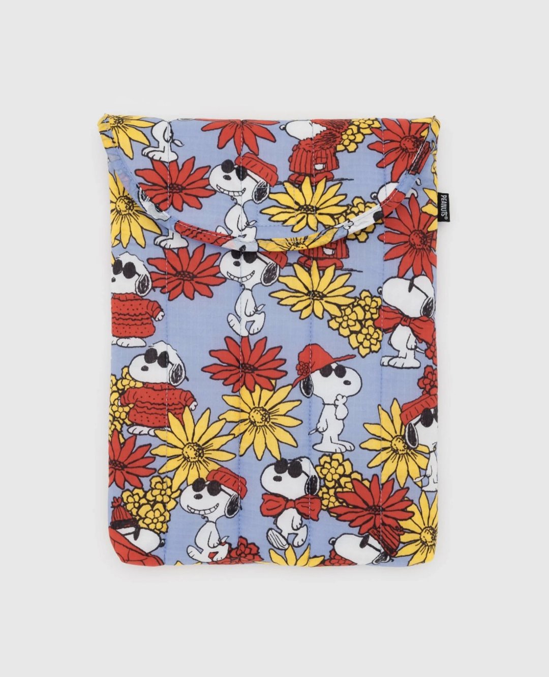 BAGGU 电脑平板保护套 13寸 - Floral Snoopy ( Peanuts 联名) - 电脑包 - 防水材质 多色