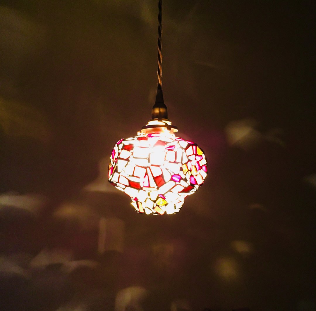 Pendant light Jewelight night dramatic red glass Bay View - 灯具/灯饰 - 玻璃 红色