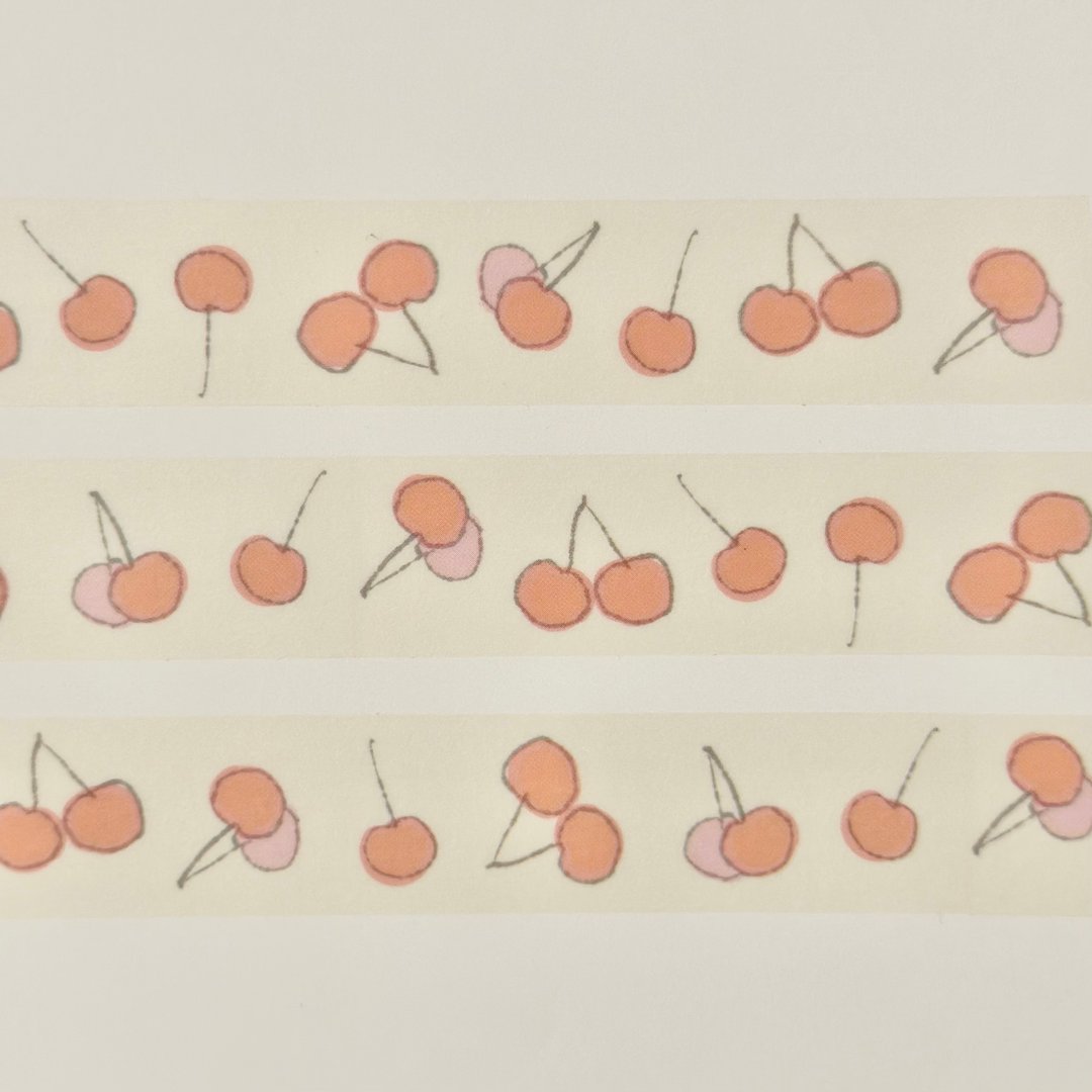 admi 纸胶带“Cherry” - 纸胶带 - 纸 